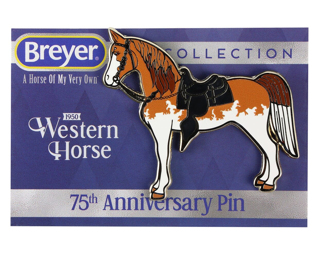 75th Anniversary Western Horse Deluxe Enamel Pin