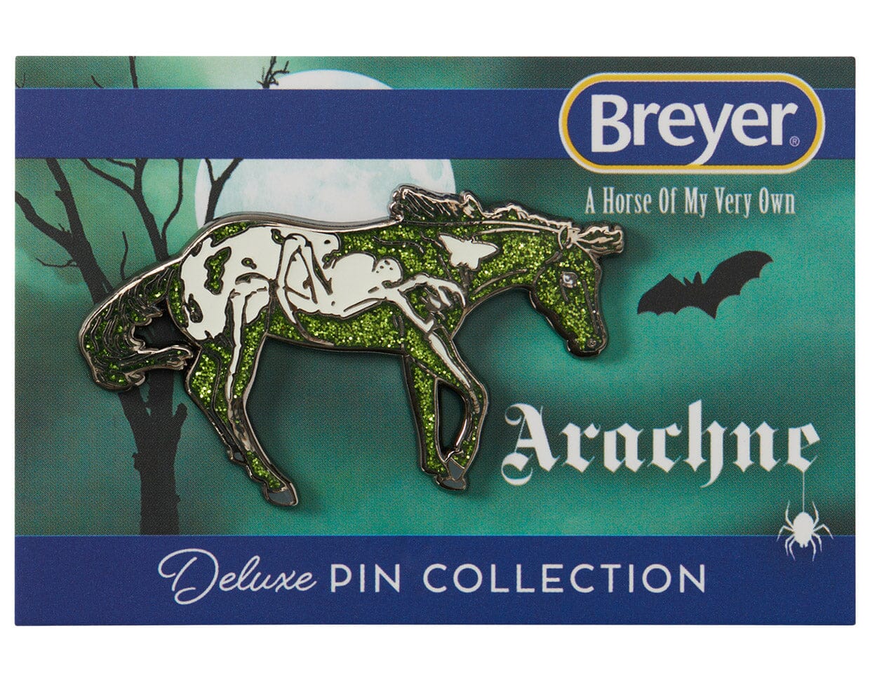 Arachne Halloween Horse Deluxe Enamel Pin