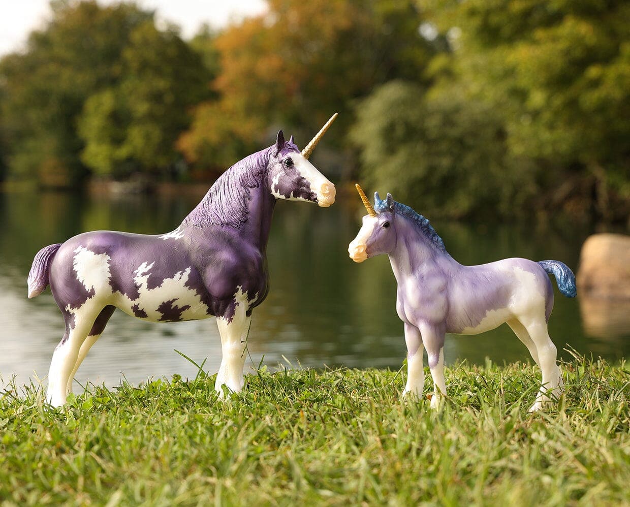 Hyacinth & Wisteria | Limited Edition | Unicorn Mare & Foal
