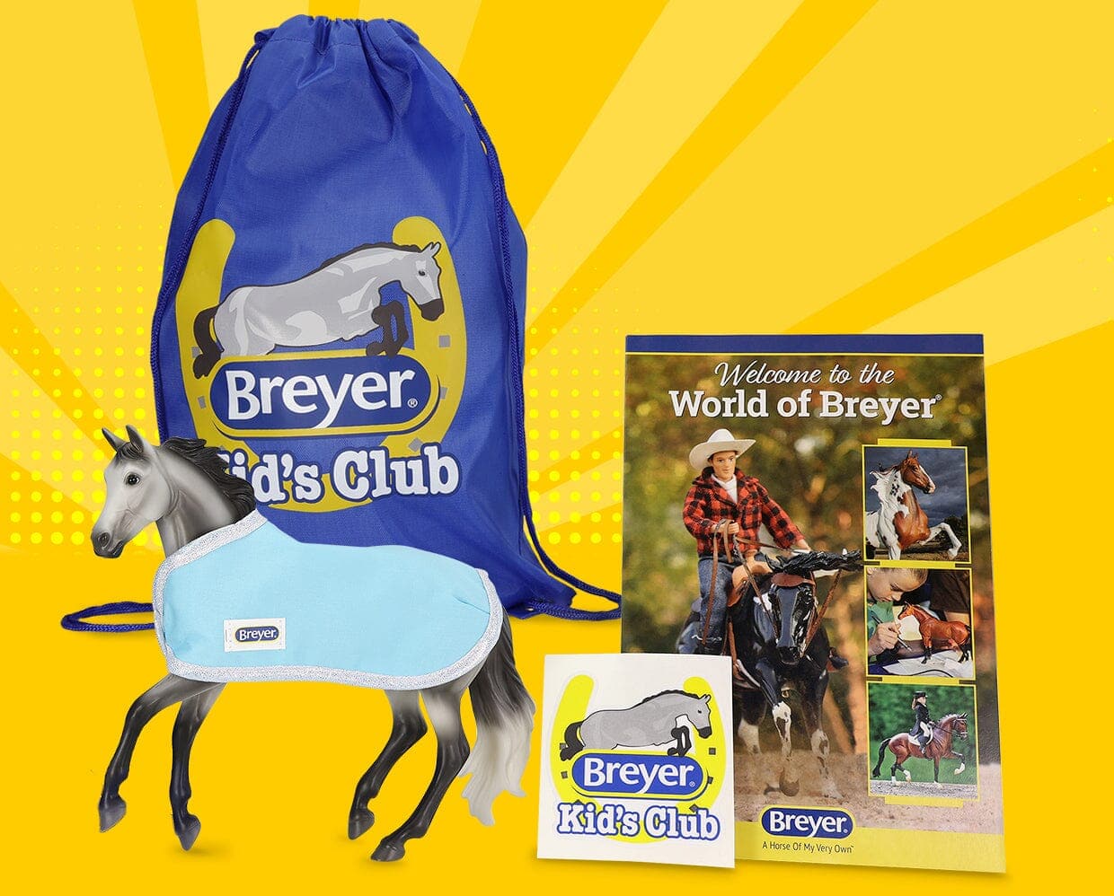 Breyer Kids Club Deluxe Membership | Grey Sporthorse