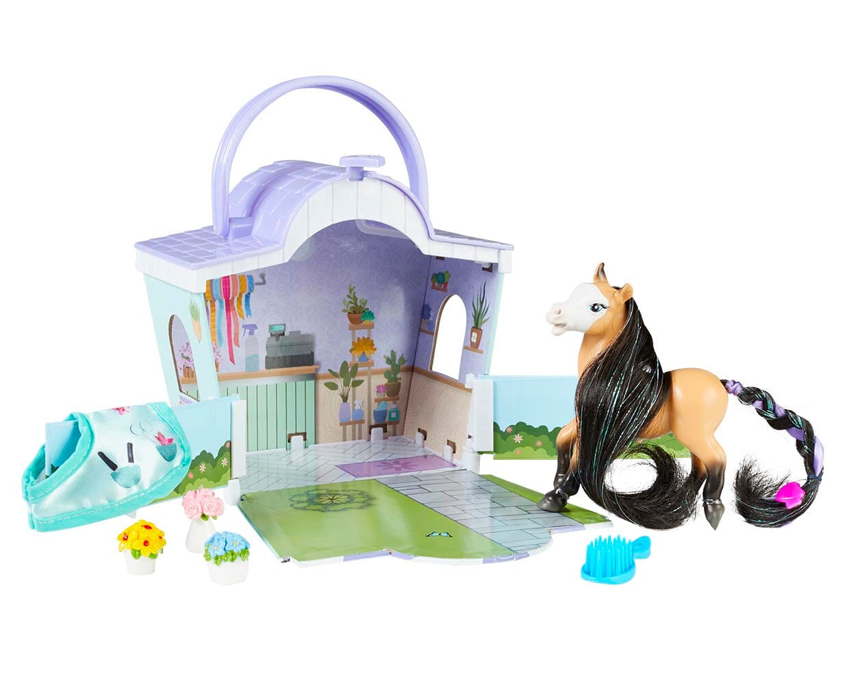 Li'l Beauties Flower Shop Horse Playset