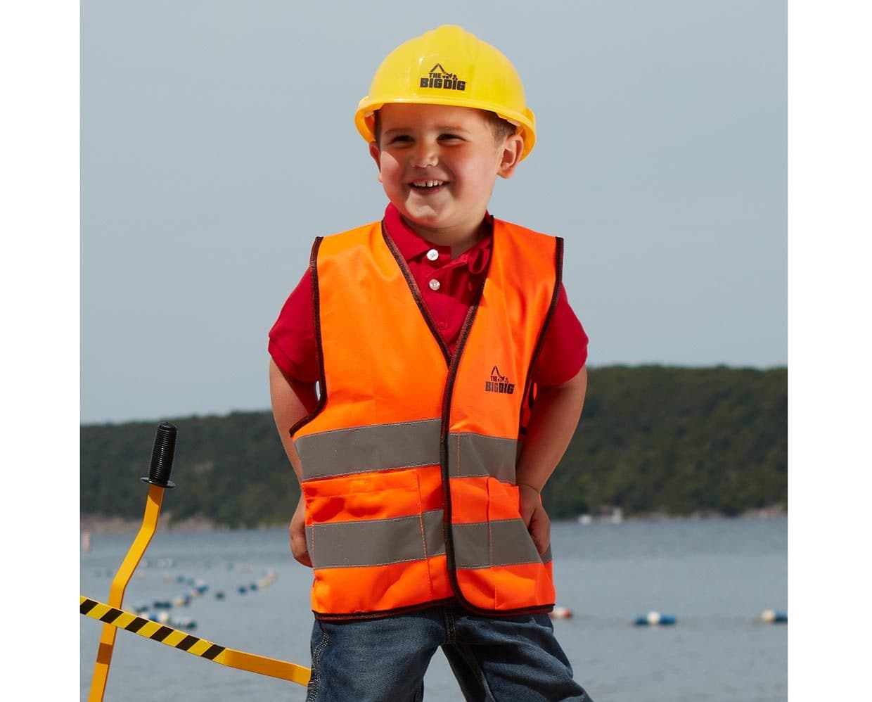 The Big Dig Helmet & Vest Bundle